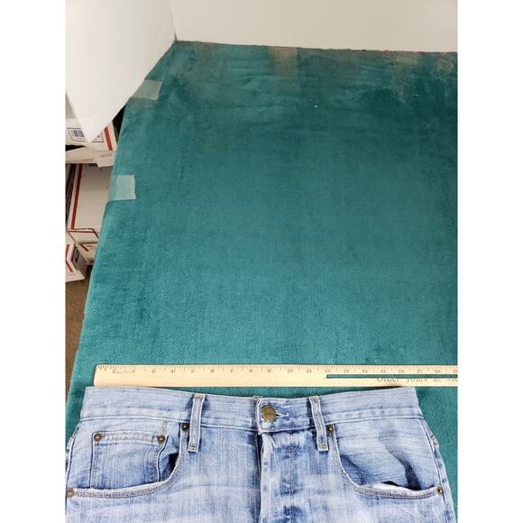 Free People Jeans Size 28 Womens Blue Pants Stretch Denim Fray Hem Ankle - Picture 9 of 13